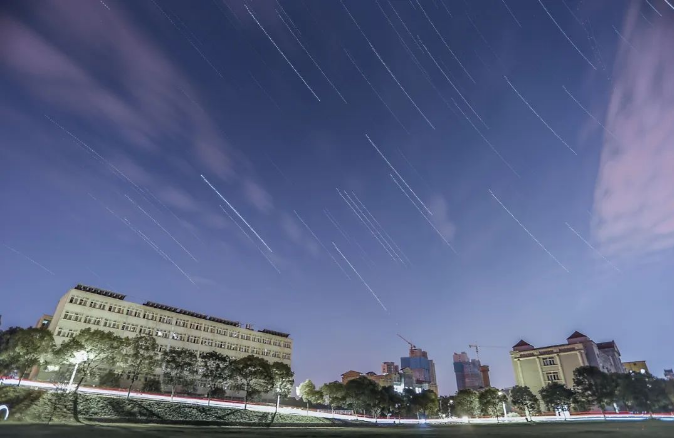 湖北第二师范学院星空